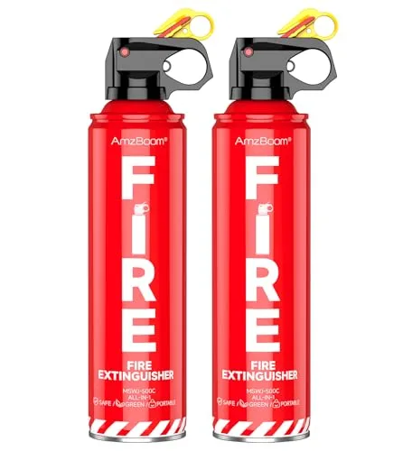 AmzBoom 2-Pack Fire Extinguisher (MSWJ-500C)