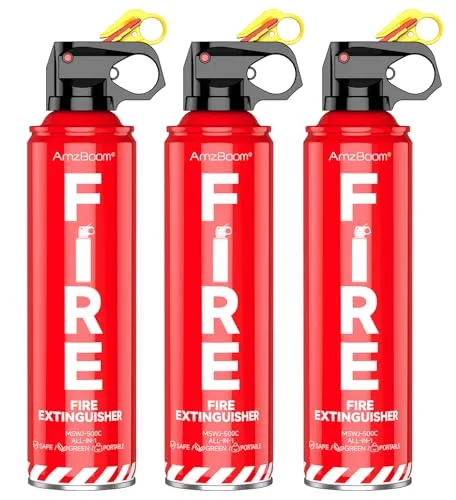 AmzBoom 3-Pack Fire Extinguisher (MSWJ-500C)