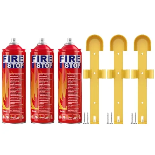 AmzBoom 3-Pack Fire Extinguisher (MSWJ600C)